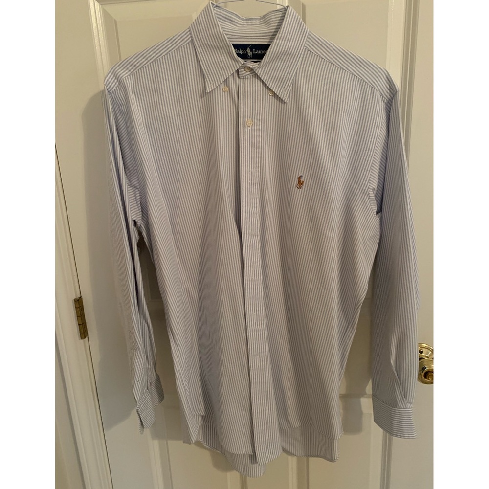Men’s Ralph Lauren Blue/white stripe Oxford